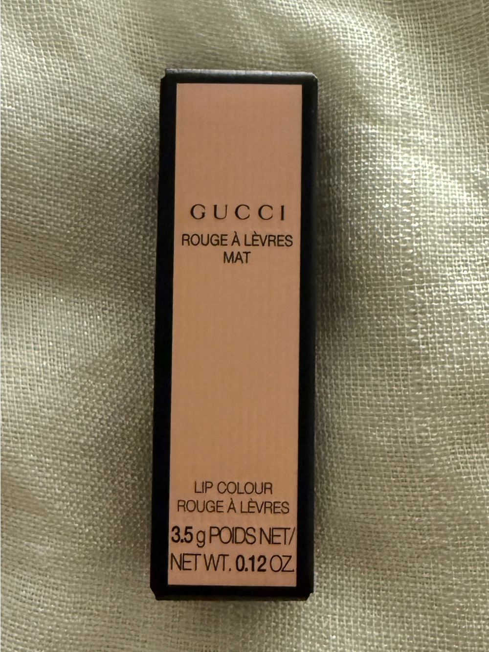 GUCCI Rouge a Levres Mat Lipstick 201 The Painted Veil Rosewood 0.12 oz NEW